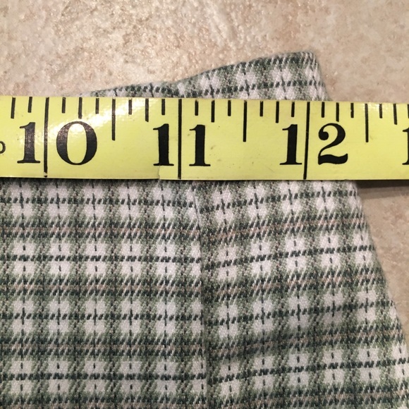 NWT PacSun John Galt 1 size green plaid mini skirt. - Picture 5 of 6
